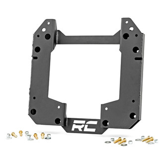 Rough Country® - Black Powder Coated Spare Tire Relocation Plate
