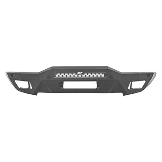 Rough Country® - Full Width Black Powder Coated Front Modular Bumper