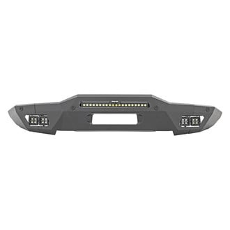 Rough Country® - Full Width Black Powder Coated Front Modular Bumper