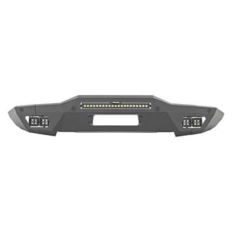 Rough Country® - Full Width Black Powder Coated Front Modular Bumper