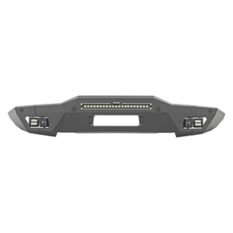 Rough Country® - Full Width Black Powder Coated Front Modular Bumper