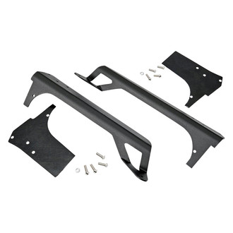 Rough Country® - Textured Black Windshield Frame Mounts for 50" Straight LED Light Bar