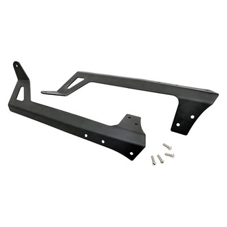 Rough Country® - Textured Black Windshield Frame Mounts for 50" Straight LED Light Bar