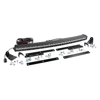 Rough Country® - Grille Mounted 30" 150W Curved Spot Beam LED Light Bar