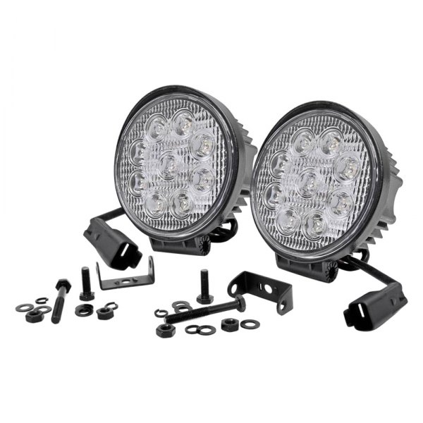 Rough Country® - 4" 2x27W Round Spot Beam LED Lights