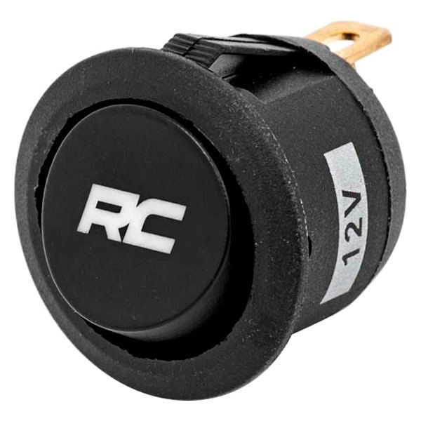  Rough Country® - Rocker Blue Round LED Switch