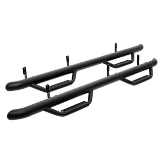 Rough Country® - 3" Black Round Step Bars