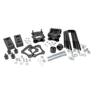 Rough Country® - 2.5"-3" x 1.5" Adjustable Front and Rear Spacer Lift Kit