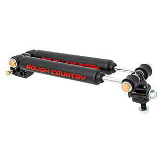Rough Country® - Front Dual Steering Stabilizer