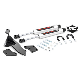 Rough Country® - V2™ Front Dual Steering Stabilizer