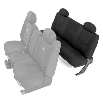 Rough Country® - Neoprene 2nd Row Black Seat Cover Set