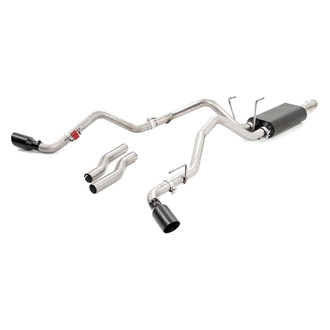 Rough Country® - 409 SS Cat-Back Exhaust System with Single Rear/Side Exit