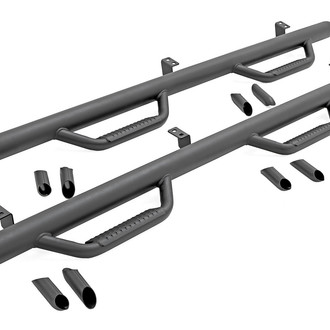 Rough Country® - 3" Black Round Step Bars