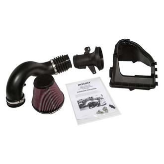 ROUSH Performance® - Plastic Black Cold Air Intake System with Red Filter