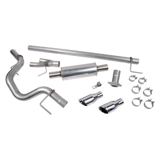 ROUSH Performance® - Stainless Steel Cat-Back Exhaust System with Dual Side Exit