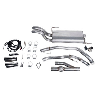 ROUSH Performance® - Active 304 SS Cat-Back Exhaust System with Dual Side Exit
