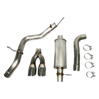 ROUSH Performance® - 304 SS Cat-Back Exhaust System with Dual Side Exit