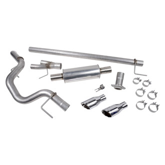ROUSH Performance® - 304 SS Cat-Back Exhaust System with Dual Side Exit