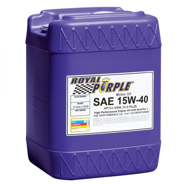 Royal Purple® - Duralec Super™ SAE 15W-40 Synthetic Diesel Motor Oil, 5 Gallons x 1 Pail