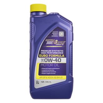 Royal Purple® - API-Licensed™ Multi-Grade SAE 0W-40 Synthetic Motor Oil, 1 Quart x 6 Bottles