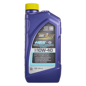 Royal Purple® - HPS™ High Performance SAE 10W-40 Synthetic Motor Oil, 1 Quart x 6 Bottles