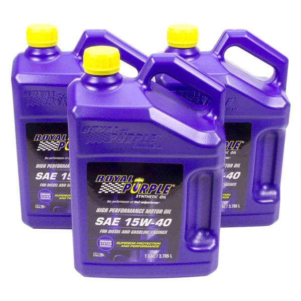 Royal Purple® - Duralec Super™ SAE 15W-40 Synthetic Diesel Motor Oil, 1 Gallon x 3 Jugs