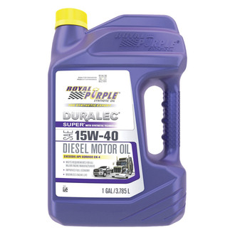 Royal Purple® - Duralec Super™ SAE 15W-40 Synthetic Diesel Motor Oil, 1 Gallon x 3 Jugs