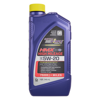 Royal Purple® - HMX™ Synerlec technology SAE 5W-20 Synthetic Motor Oil, 1 Quart x 6 Bottles