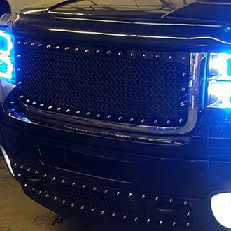 Royalty Core® - 1-Pc Custom Painted Mesh Bumper Grille