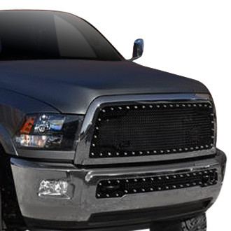 Royalty Core® - 2-Pc RC2 Twin Mesh Design Satin Black 10.0 Power Mesh Main and Bumper Grille Kit
