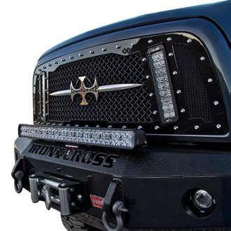 Royalty Core® - 1-Pc RCX Explosive Dual LED Design Custom Painted Mesh Main Grille