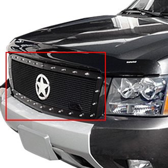 Royalty Core® - 1-Pc RCR Race Line Design Custom Painted Mesh Main Grille