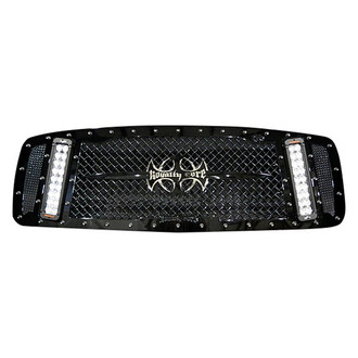 Royalty Core® - 1-Pc RCX Explosive Dual LED Design Custom Painted Mesh Main Grille