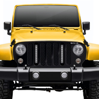 Royalty Core® - RCJK LED 1st Gen Retro Jeep Design Custom Painted Mesh Main Grille