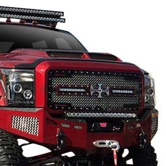 Royalty Core® - 1-Pc RC2X LED X-Treme Dual Design Custom Painted Mesh Main Grille