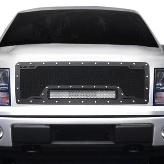 Royalty Core® - 1-Pc RCRX LED Race Line Design Custom Painted Mesh Main Grille