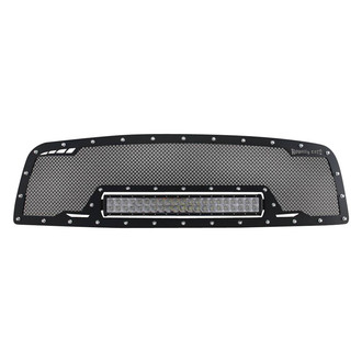 Royalty Core® - 1-Pc RCRX LED Race Line Design Custom Painted Mesh Main Grille