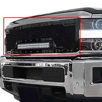 Royalty Core® - 1-Pc RCRX LED Race Line Design Custom Painted Mesh Main Grille