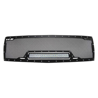 Royalty Core® - 1-Pc RCRX LED Race Line Design Custom Painted Mesh Main Grille