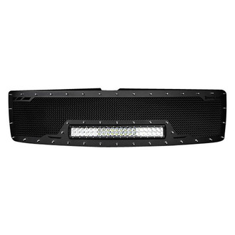 Royalty Core® - 1-Pc RCRX LED Race Line Design Custom Painted Mesh Main Grille
