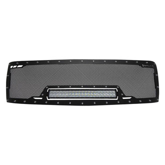 Royalty Core® - 1-Pc RCRX LED Race Line Design Custom Painted Mesh Main Grille
