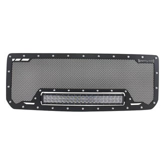 Royalty Core® - 1-Pc RCRX LED Race Line Design Custom Painted Mesh Main Grille