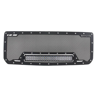 Royalty Core® - 1-Pc RCRX LED Race Line Design Custom Painted Mesh Main Grille