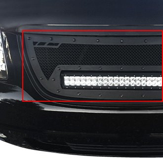 Royalty Core® - 1-Pc RCRX LED Race Line Design Custom Painted Mesh Main Grille