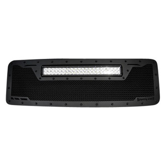 Royalty Core® - 1-Pc RCRX LED Race Line Design Custom Painted Mesh Main Grille