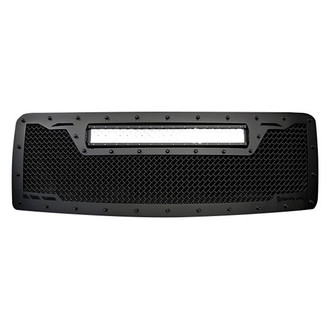 Royalty Core® - 1-Pc RCRX LED Race Line Design Custom Painted Mesh Main Grille
