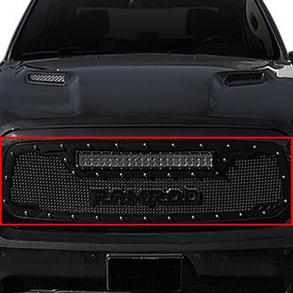 Royalty Core® - 1-Pc RCRX LED Race Line Design Custom Painted Mesh Main Grille