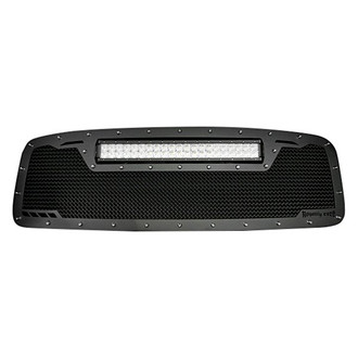Royalty Core® - 1-Pc RCRX LED Race Line Design Custom Painted Mesh Main Grille