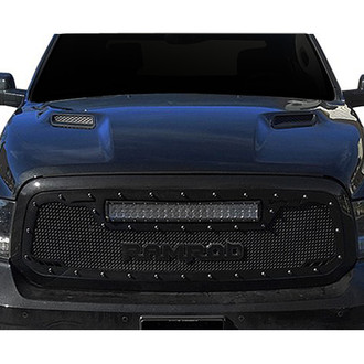 Royalty Core® - 1-Pc RCRX LED Race Line Design Custom Painted Mesh Main Grille