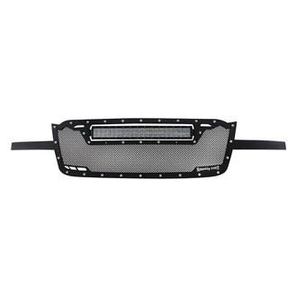 Royalty Core® - 1-Pc RCRX LED Race Line Design Custom Painted Mesh Main Grille